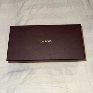 Tom Ford Brown Sunglasses Premium Accessory box and case.